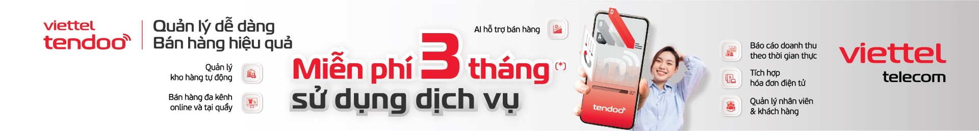 Phần mềm bán hàng Viettel Tendoo – giải pháp quản lý và hóa đơn điện tử cho hộ kinh doanh