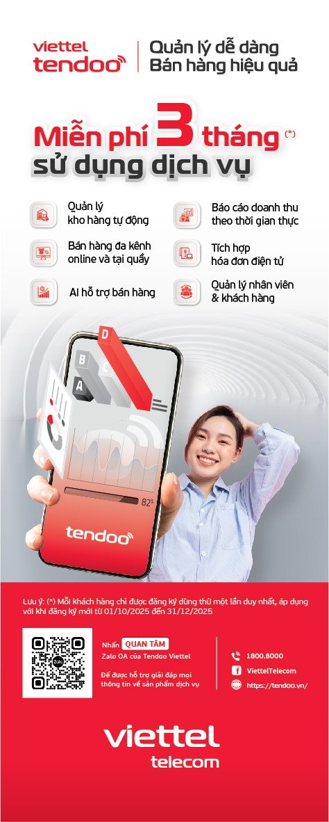 Tendoo giúp hộ kinh doanh quản lý bán hàng, kho hàng, công nợ dễ dàng ngay trên điện thoại.